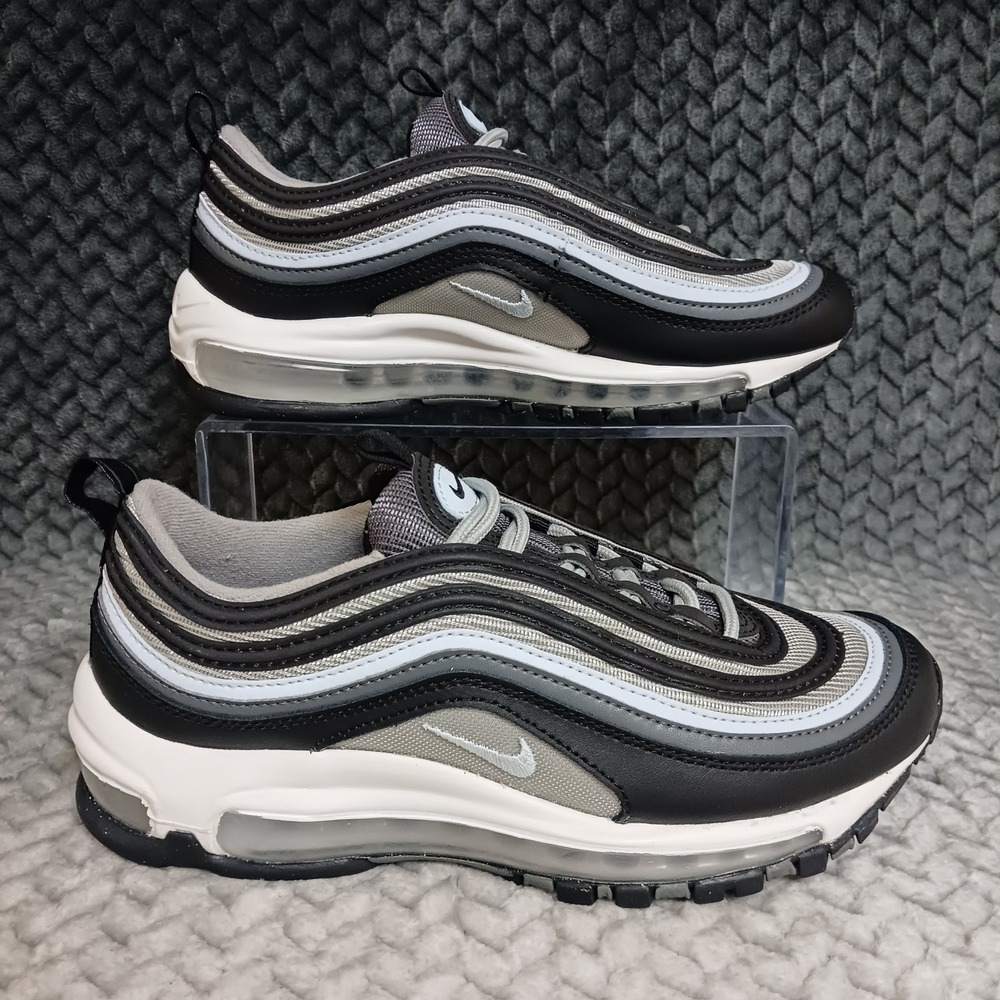 Nike Air Max 97 Black Blue Tint GS Running Sneakers Shoes Size 4.5Y Women's 6